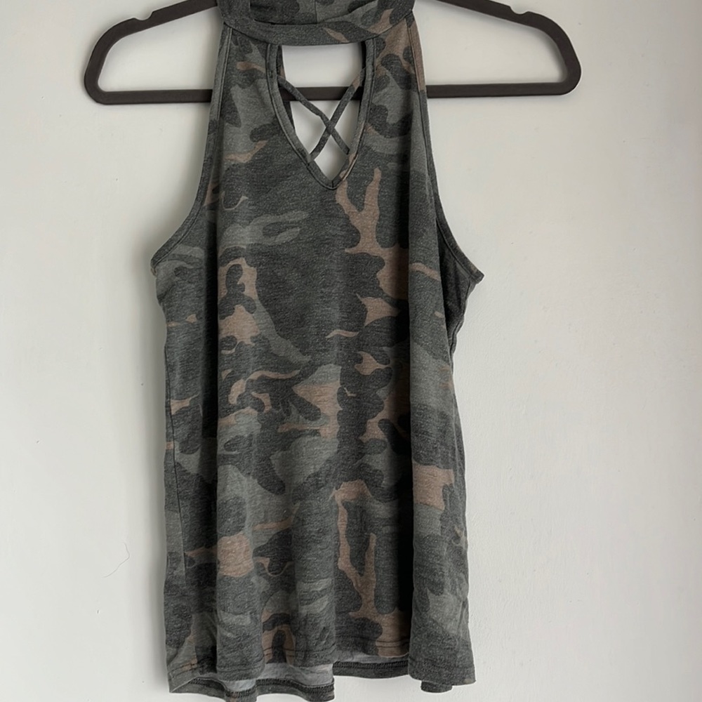 Camo tank top